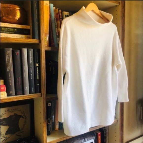 Free People Cream Oversized Ottoman Sweater - Picture 4 of 8